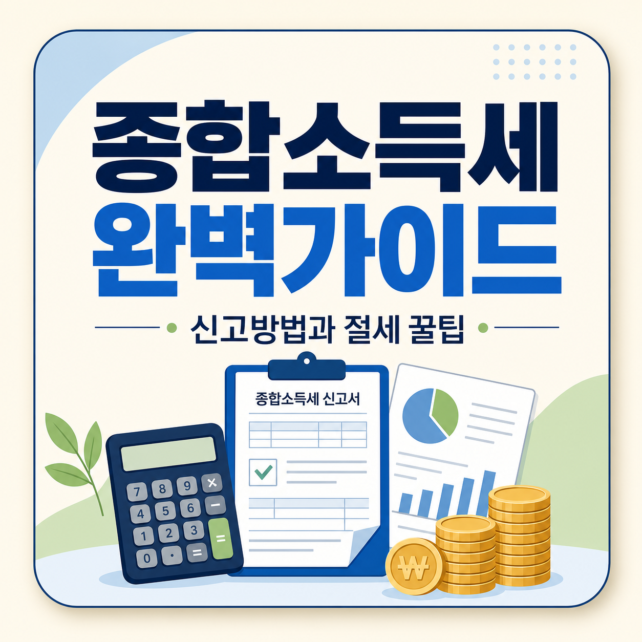 프리랜서·자영업자 종합소득세 신고 방법과 절세 팁