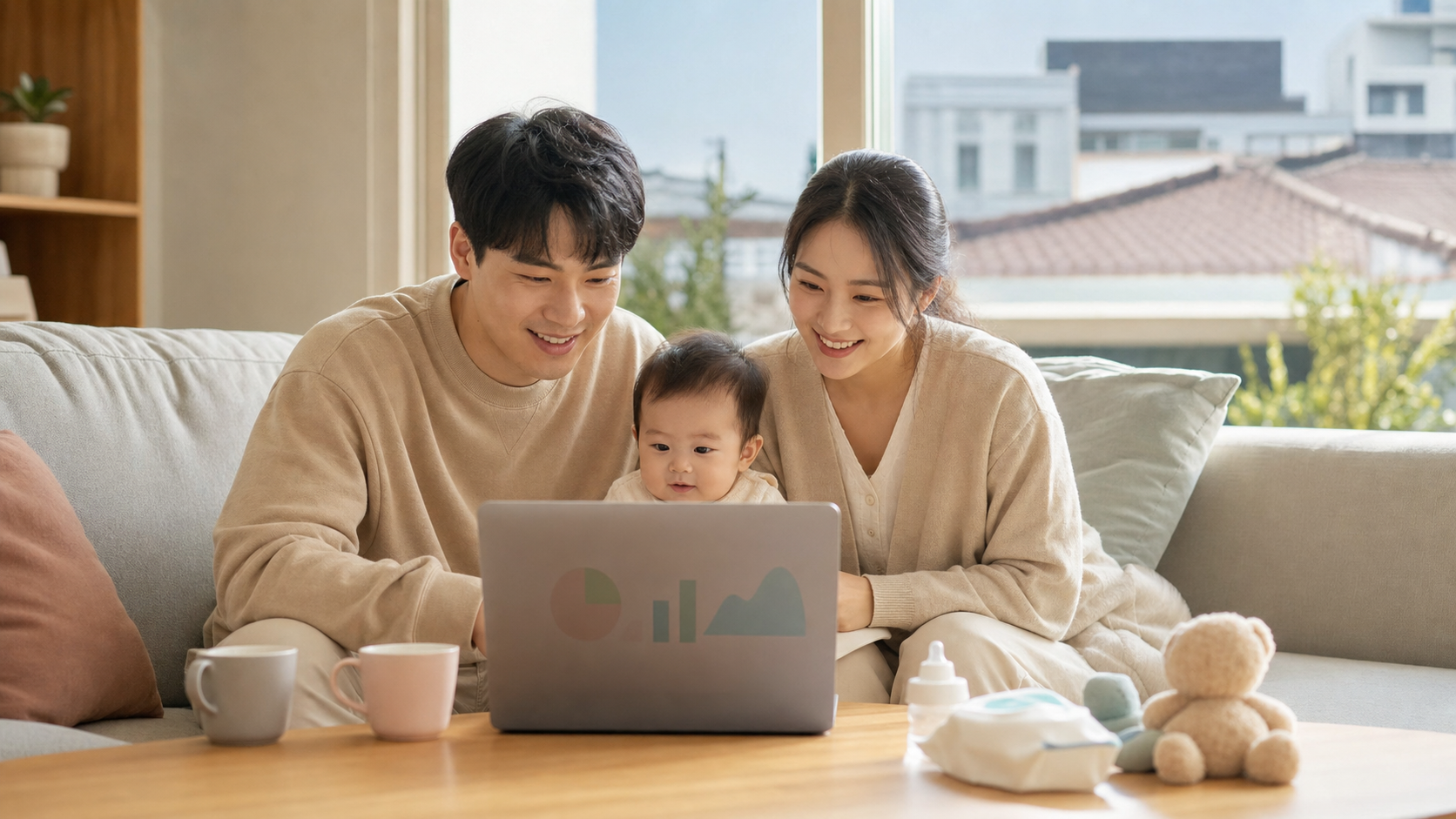 육아휴직급여 6+6 제도를 알아보는 맞벌이 부부