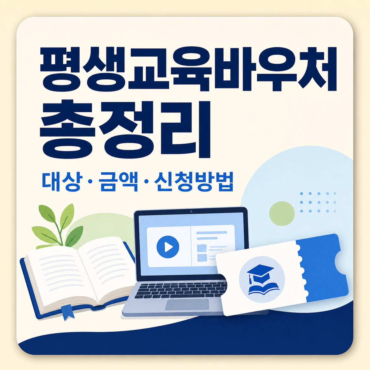 평생교육이용권(평생교육바우처) 대상·금액·신청방법