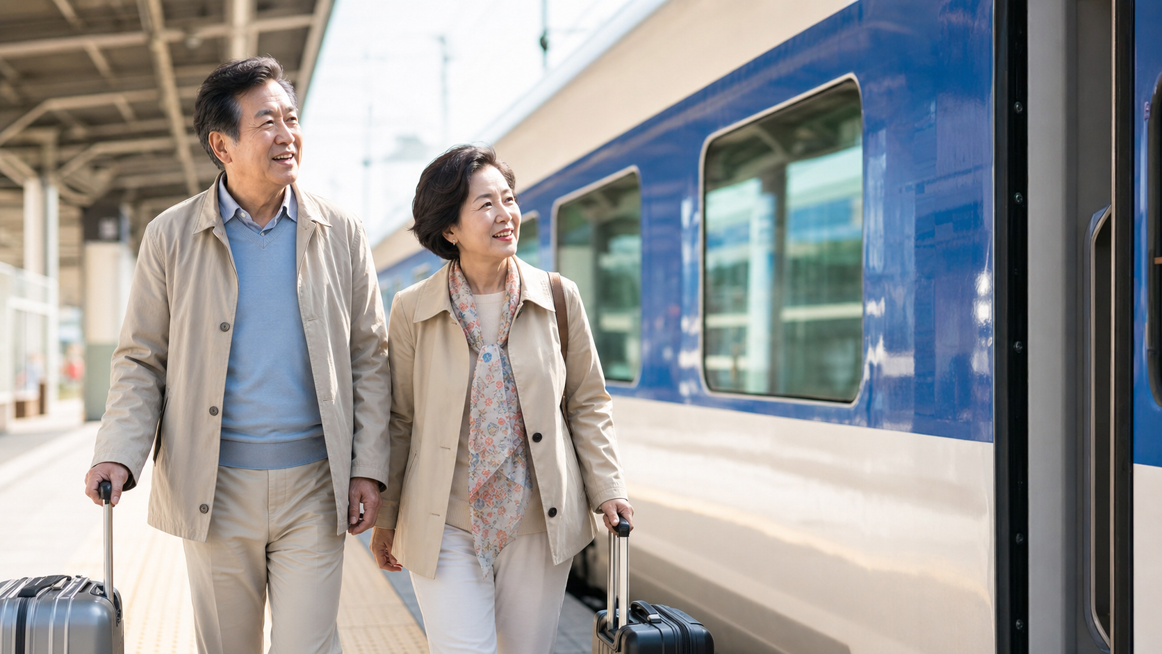 KTX 할인 경로우대 노부부 기차 여행